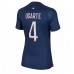 Günstige Paris Saint-Germain Manuel Ugarte #4 Heim Fussballtrikot Damen 2023-24 Kurzarm